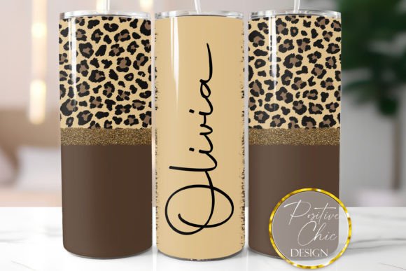 Animal Print Tumbler Wrap Sublimation: Graphics for Crafts