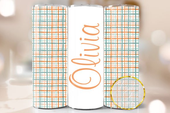 Custom Name Skinny Tumbler Wrap Design: Graphics for Crafts
