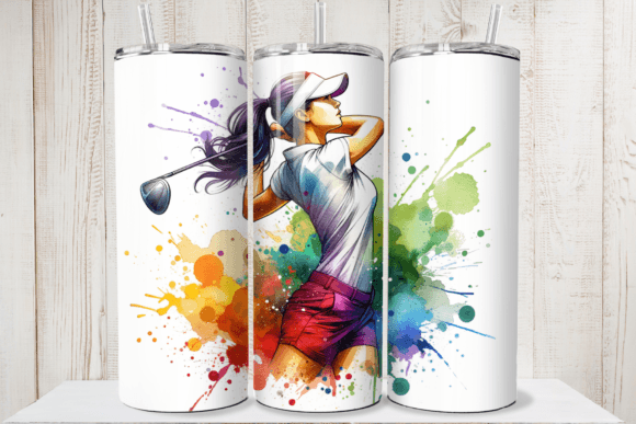 Golf Girl Life Tumbler Wrap: Graphics for Lifestyle Brands