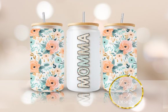 Momma Glass Can Wrap: Graphics for Crafts & Local Branding