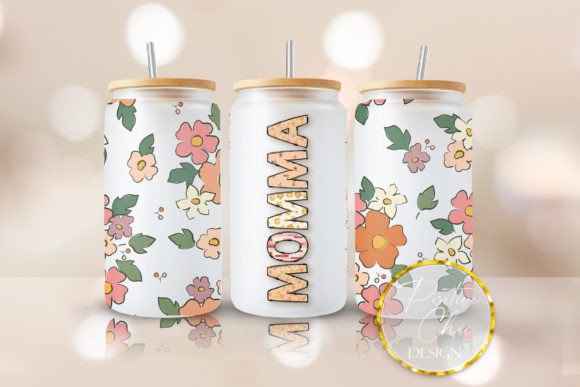 Momma Libbey Can Wrap UVDTF Cup Wrap PNG: Graphics for Crafts