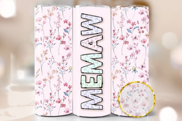 Mothers Day PNG Tumbler Wrap: Graphics for Crafts