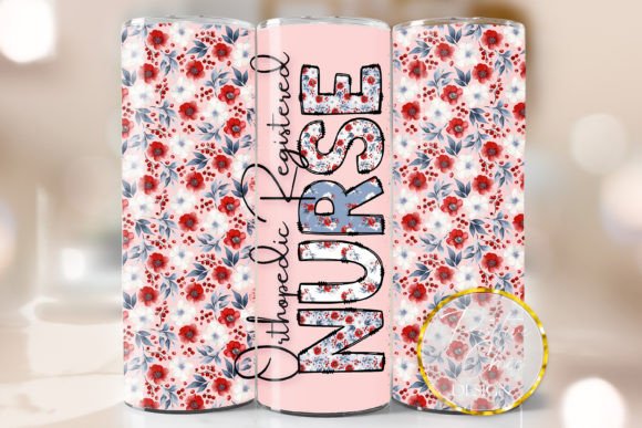 Orthopedic Nurse Tumbler Wrap PNG for Crafts & Graphics